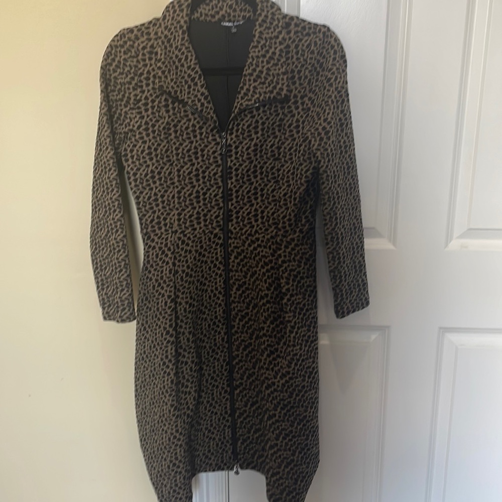 Samuel Dong jacket/dress animal print